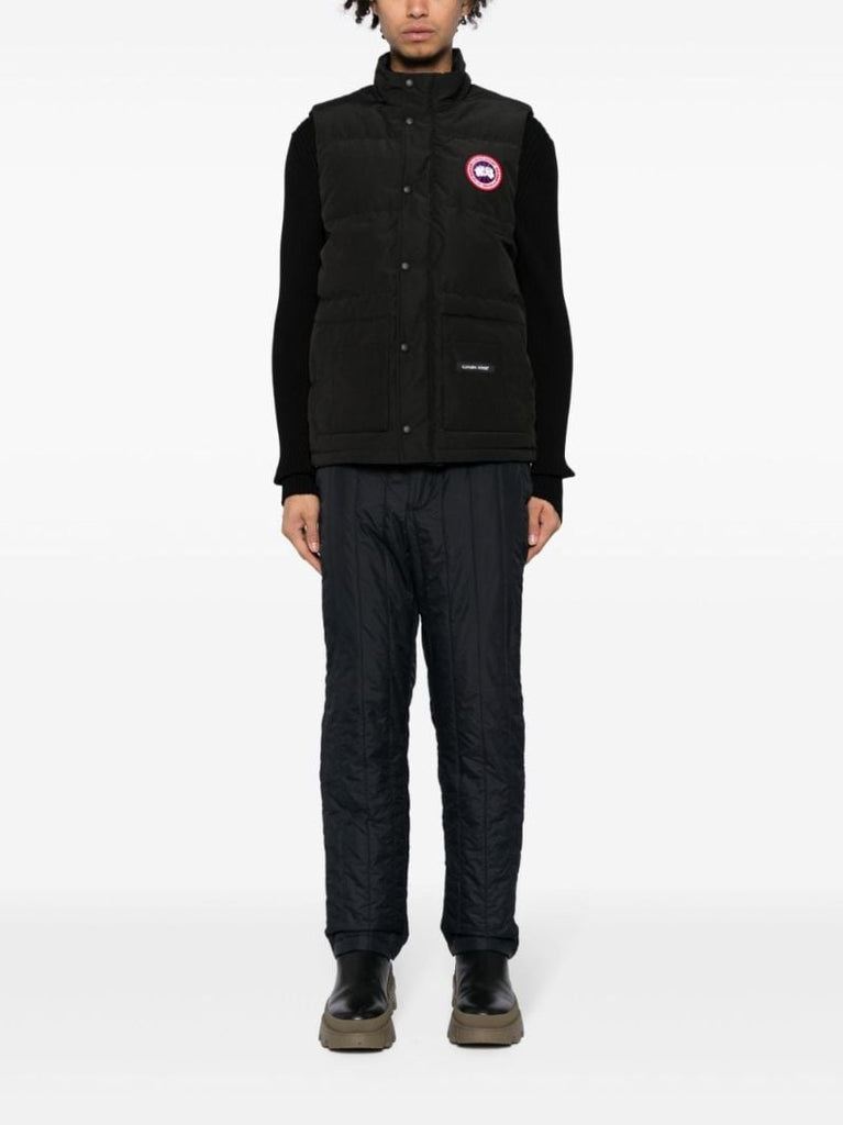 Black Freestyle Crew Down Gilet
