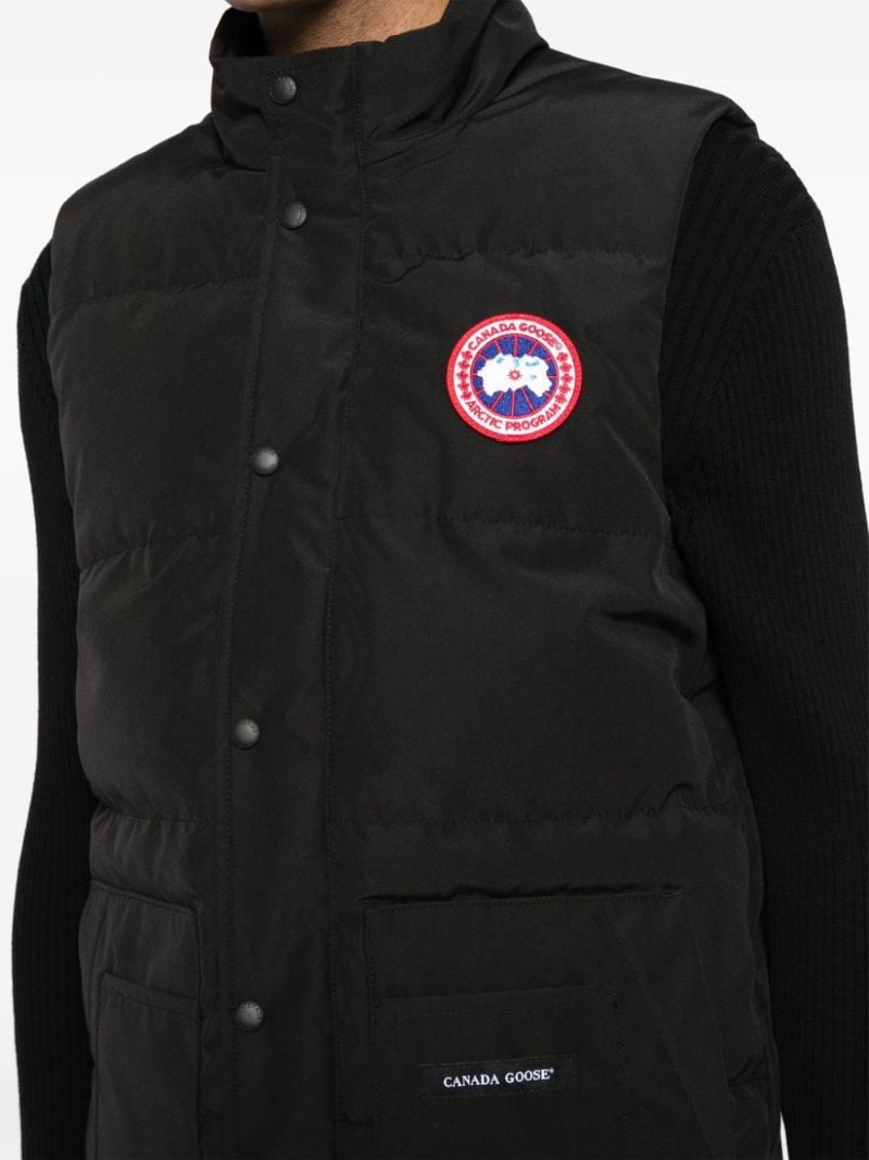 Black Freestyle Crew Down Gilet