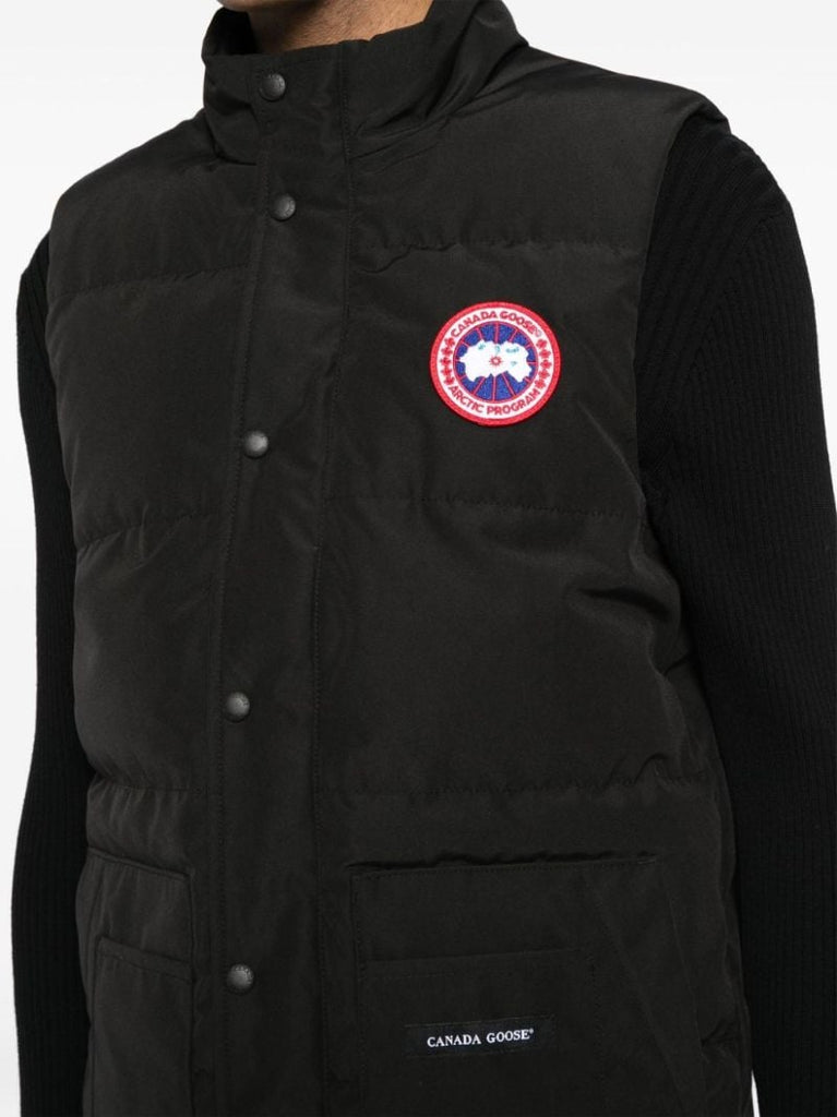 Black Freestyle Crew Down Gilet