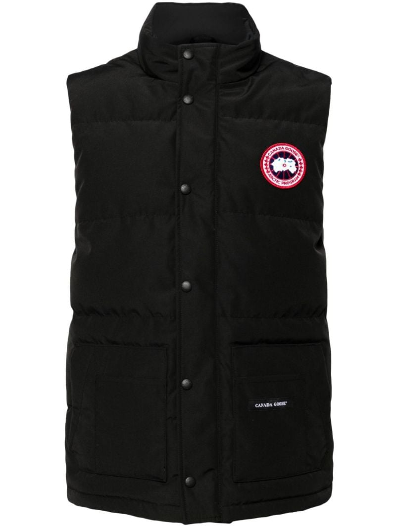 Black Freestyle Crew Down Gilet