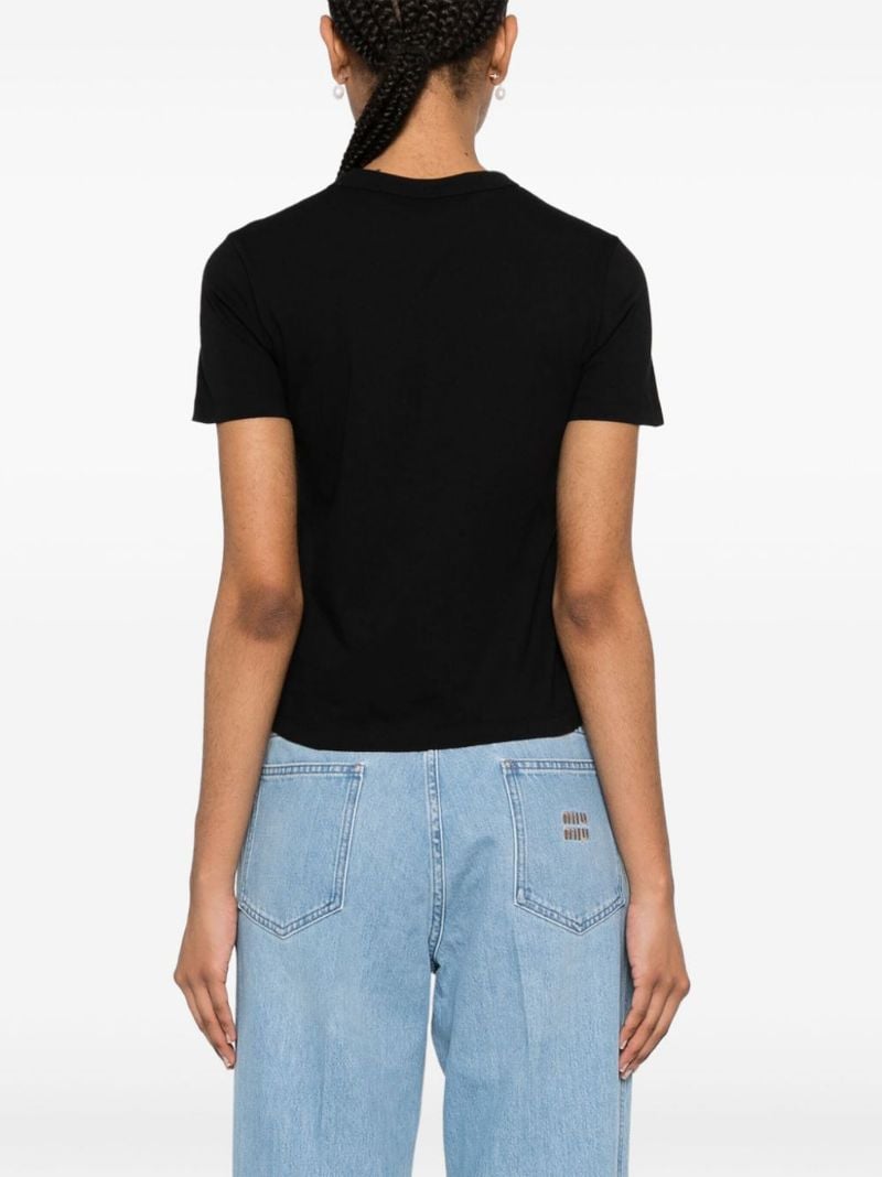 Black Crystal Interlocking G T-shirt