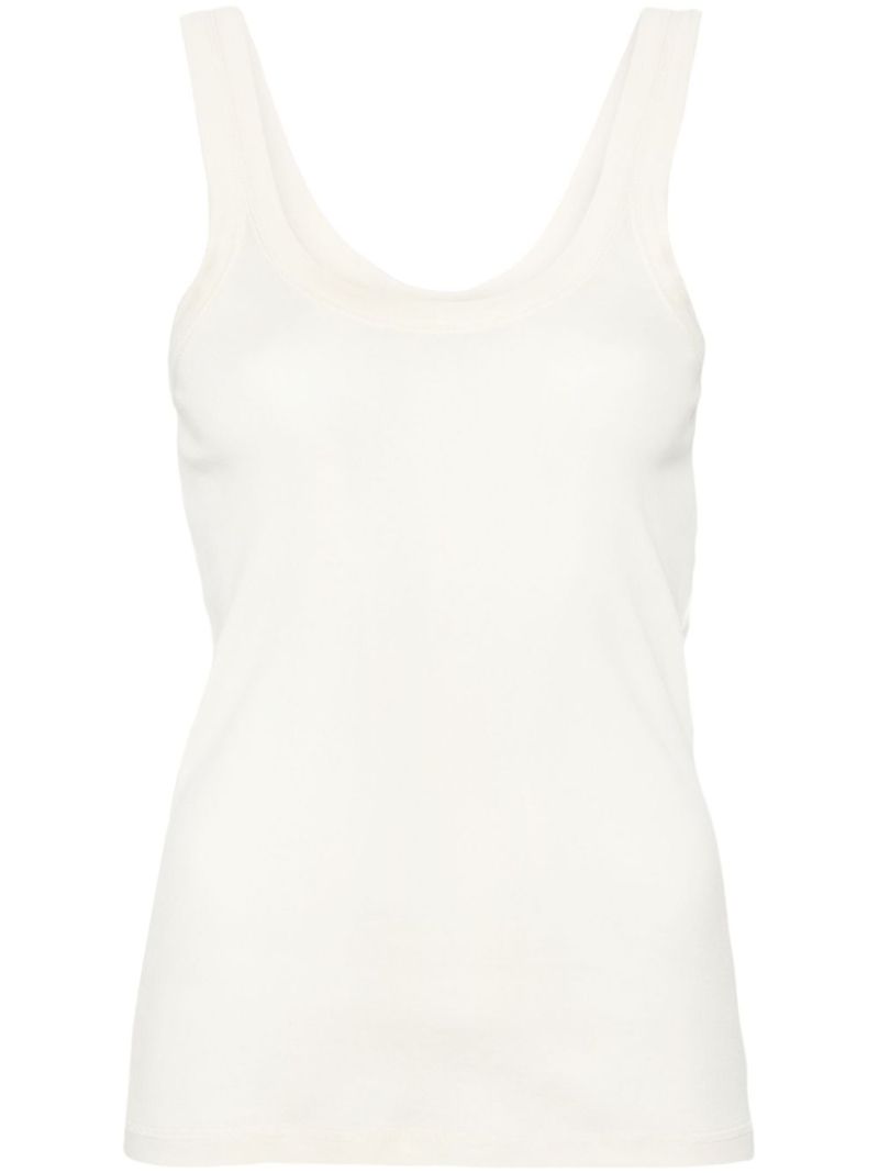 Yellow Cotton Tank Top