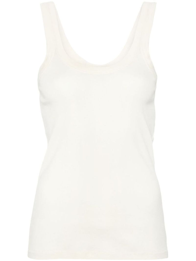 Yellow Cotton Tank Top