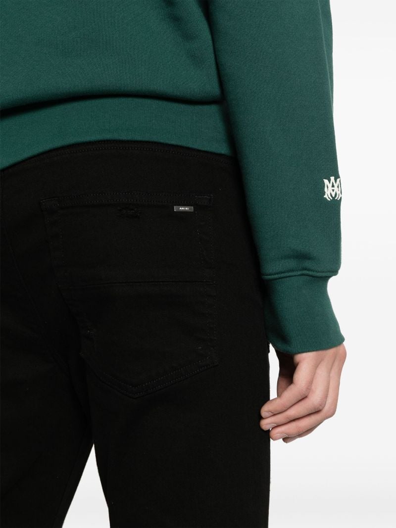 Black Mx1 Suede Skinny Jeans