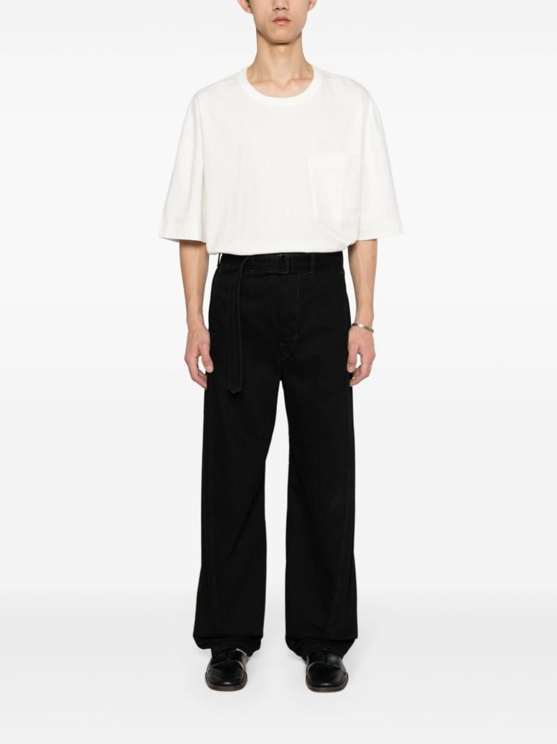 White Chest Pocket T-shirt