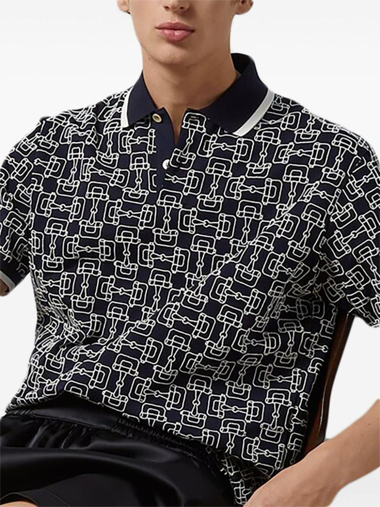 Horsebit-print Polo Shirt