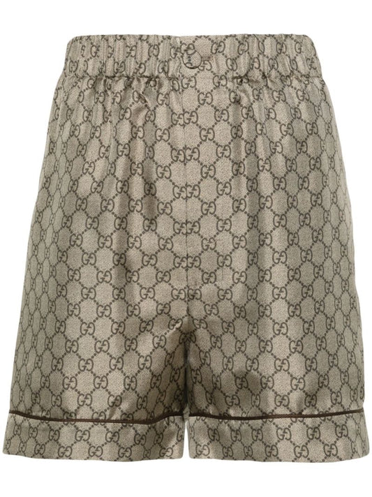 Neutral Gg Supreme Silk Shorts