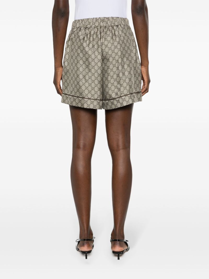 Neutral Gg Supreme Silk Shorts