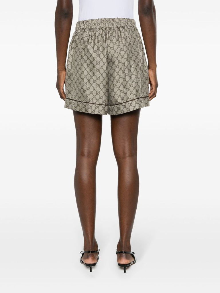 Neutral Gg Supreme Silk Shorts