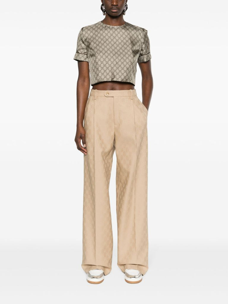 Neutral Gg Supreme Silk T-shirt