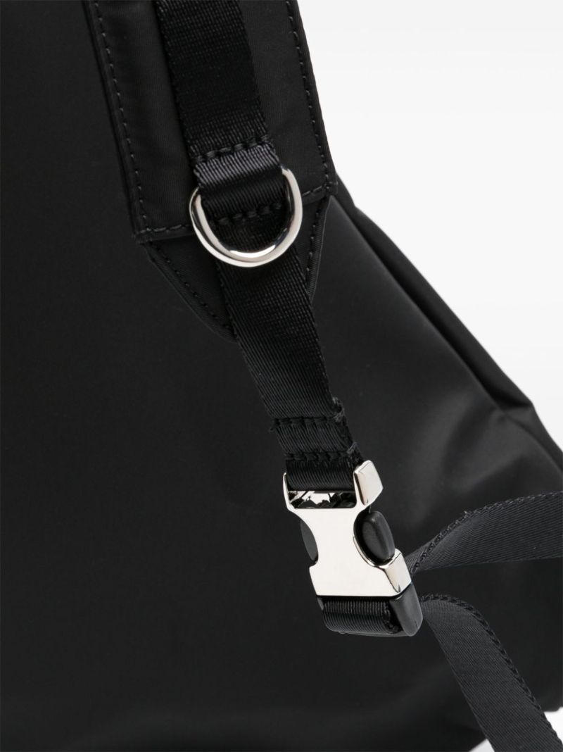 Black Triangle-shape Shoulder Bag