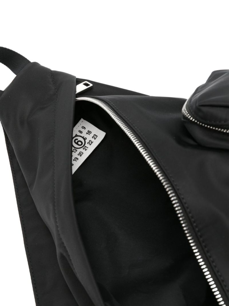Black Triangle-shape Shoulder Bag