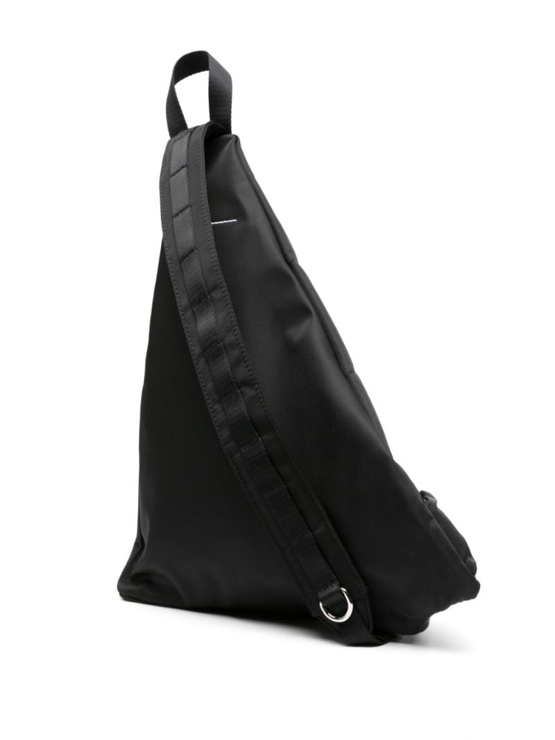 Black Triangle-shape Shoulder Bag