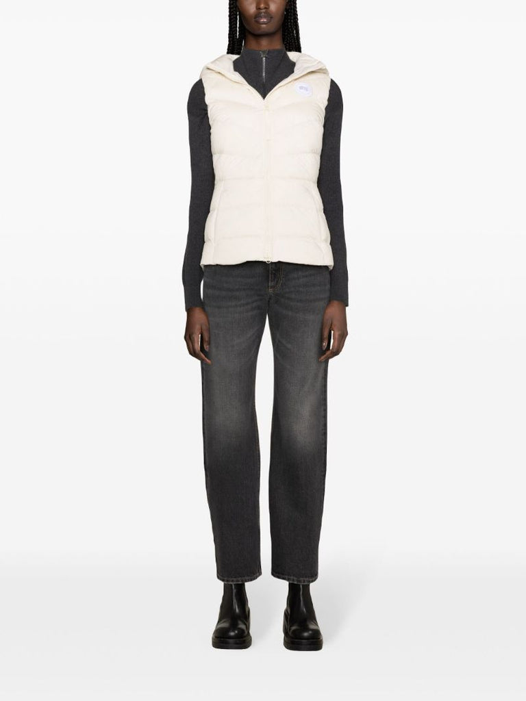 Neutral Clair Hooded Puffer Gilet