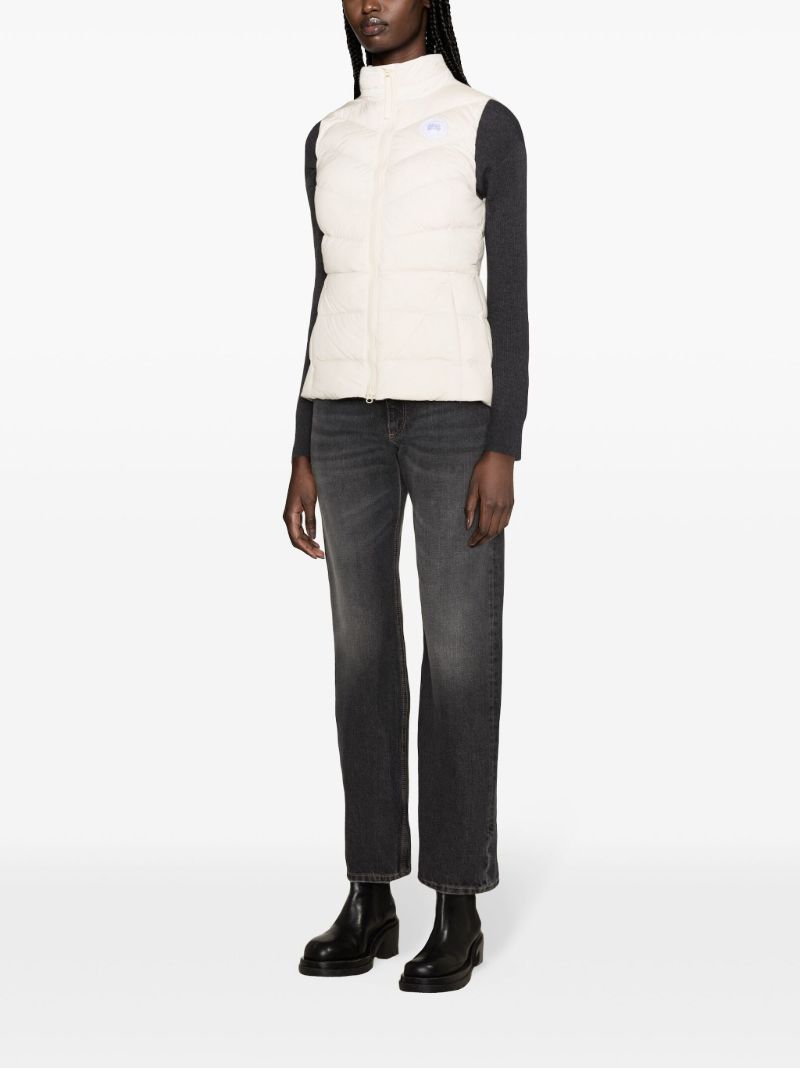 Neutral Clair Hooded Puffer Gilet