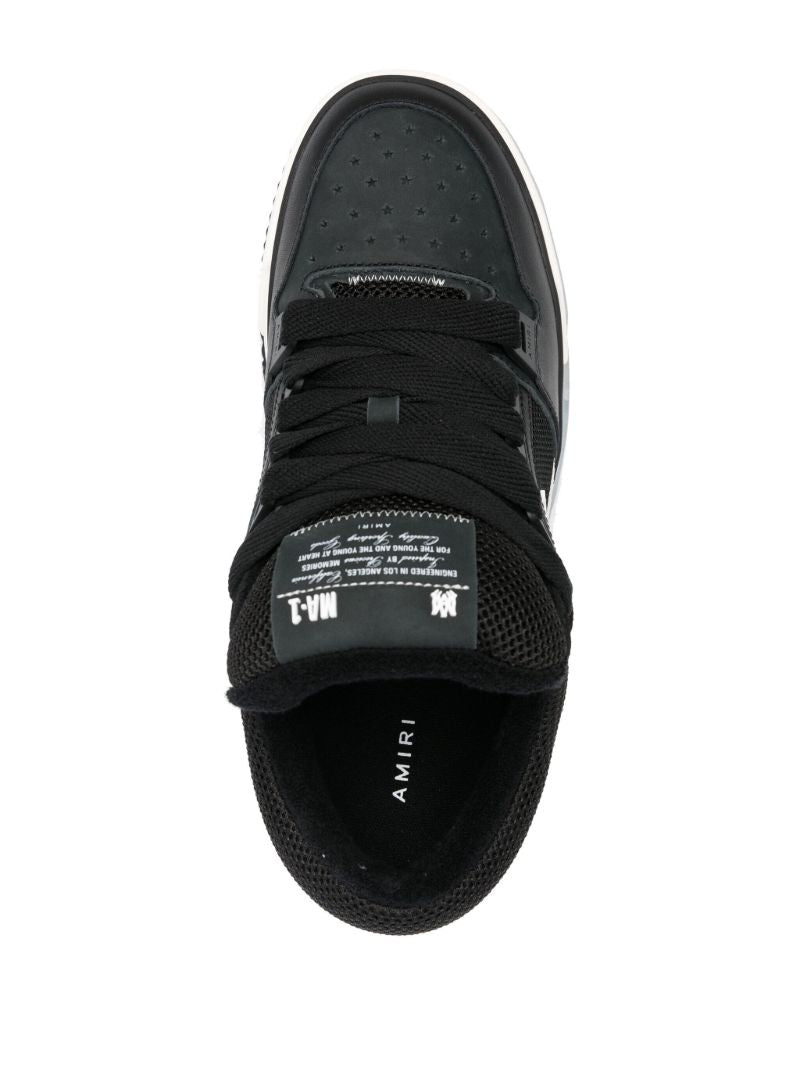 Black Ma-1 Panelled Sneakers