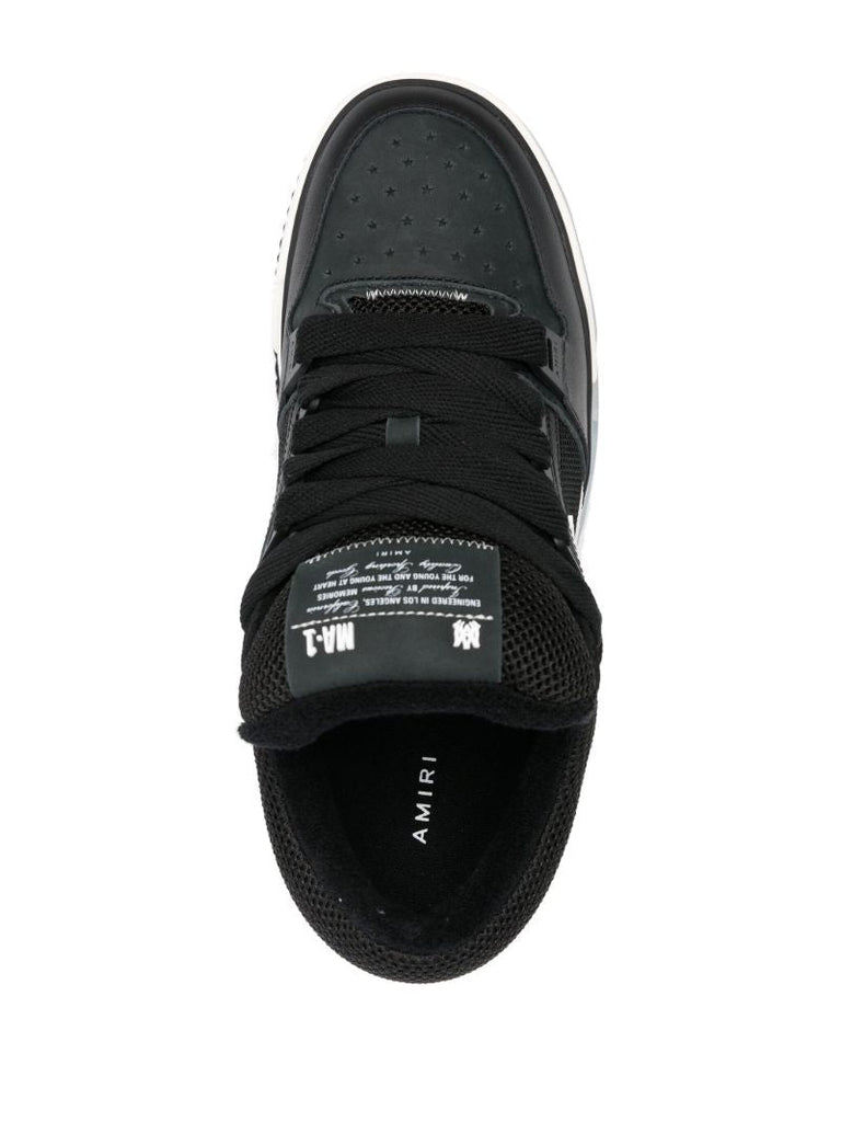 Black Ma-1 Panelled Sneakers