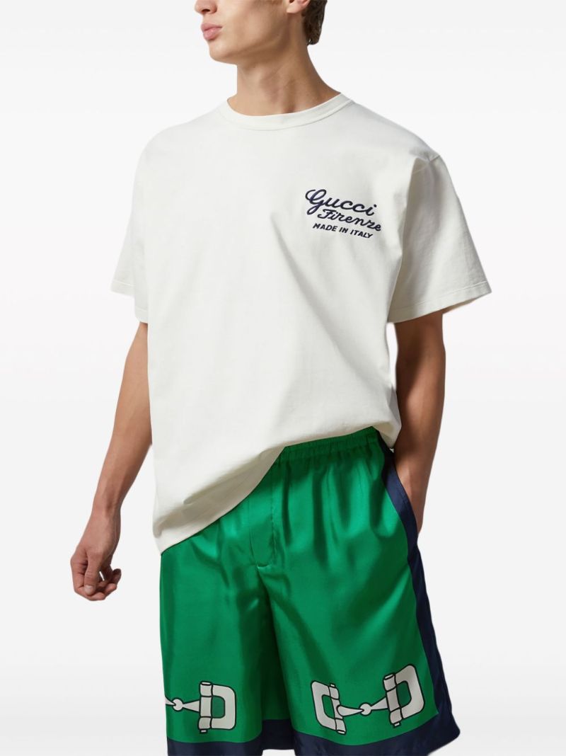Embroidered Cotton Jersey T-shirt