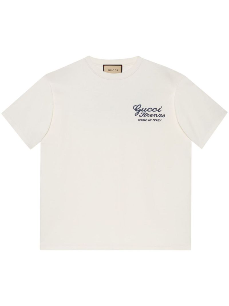 Embroidered Cotton Jersey T-shirt