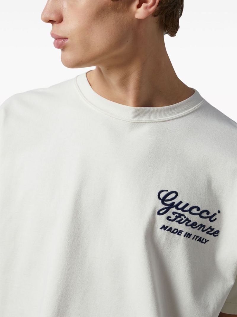 Embroidered Cotton Jersey T-shirt