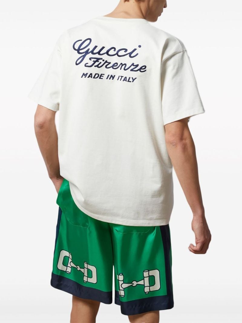 Embroidered Cotton Jersey T-shirt
