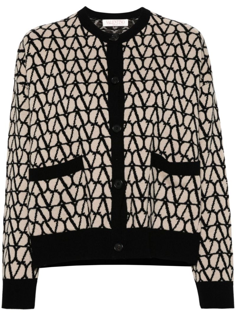 Neutral Toile Iconographe Wool Cardigan