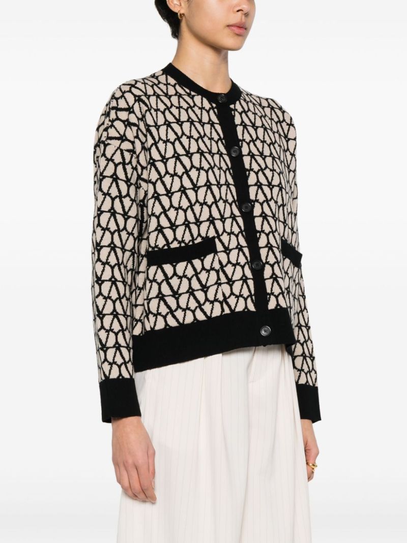 Neutral Toile Iconographe Wool Cardigan