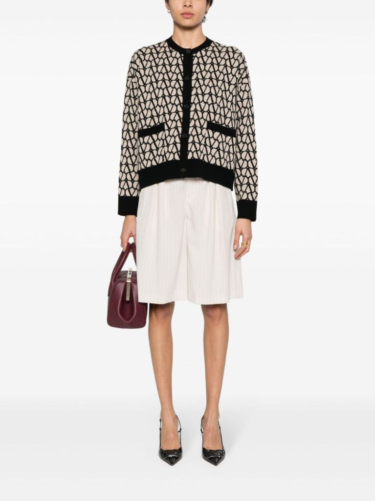 Neutral Toile Iconographe Wool Cardigan
