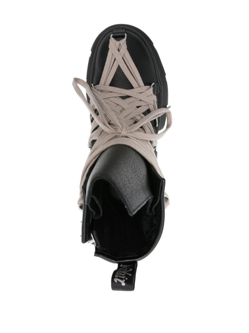 Black X Rick Owens 1460 Leather Boots