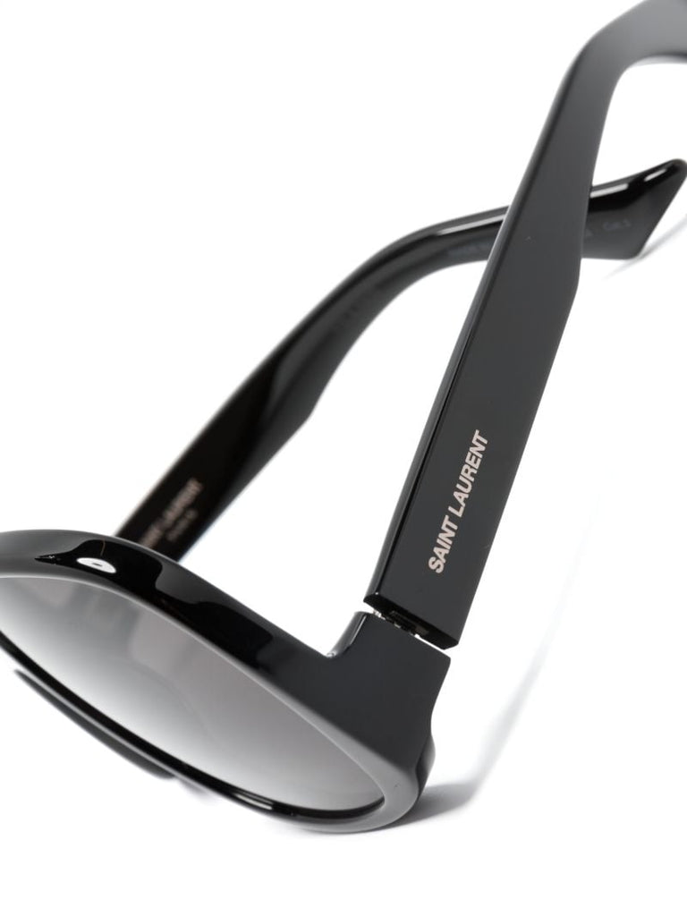 Black Solace Pilot-frame Sunglasses