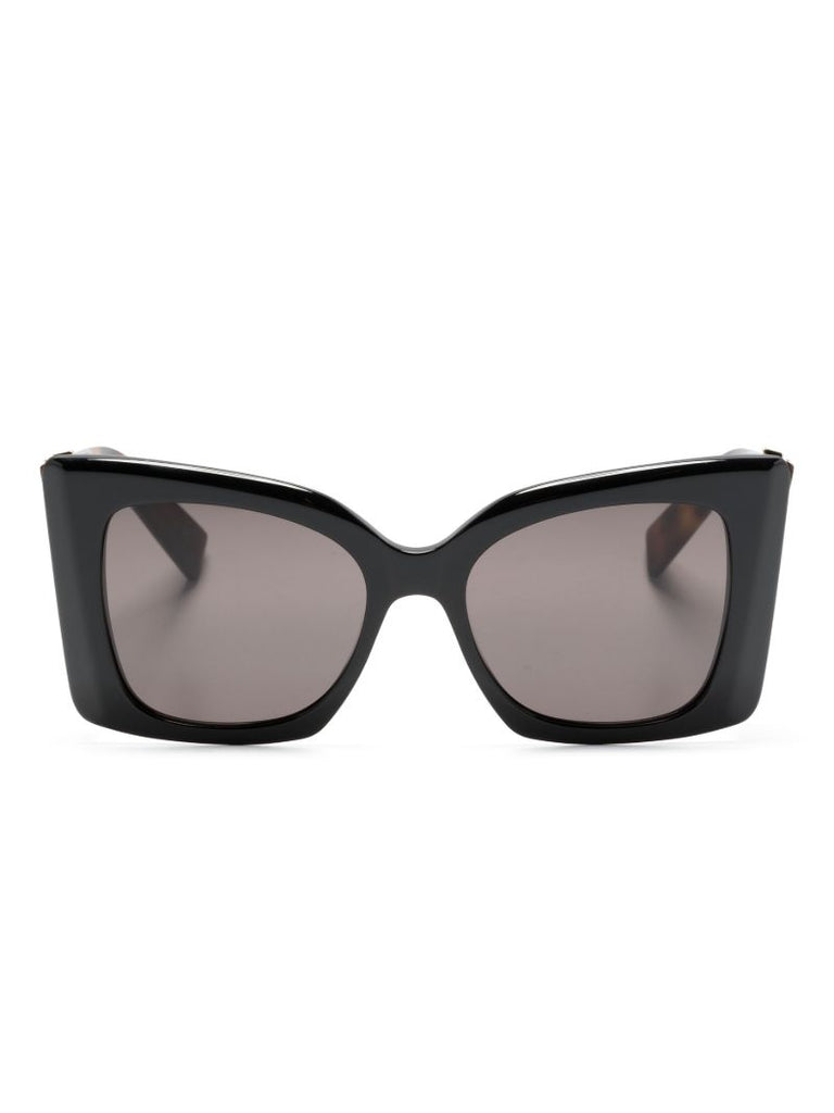 Black Blaze Oversize-frame Sunglasses