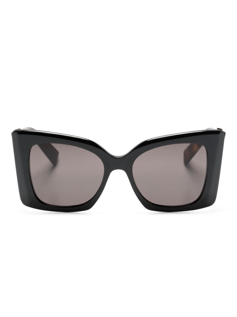 Black Blaze Oversize-frame Sunglasses