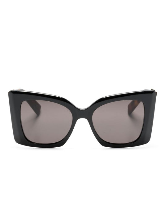 Black Blaze Oversize-frame Sunglasses