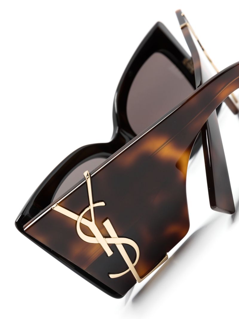 Black Blaze Oversize-frame Sunglasses