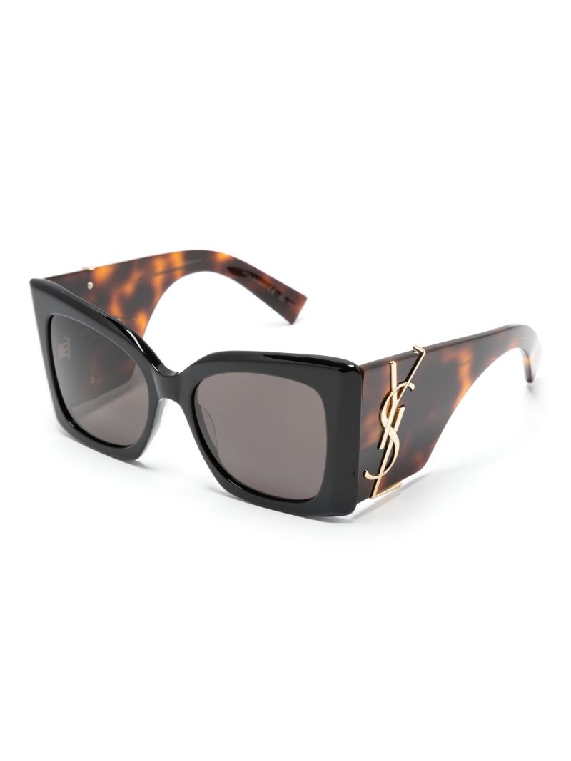 Black Blaze Oversize-frame Sunglasses
