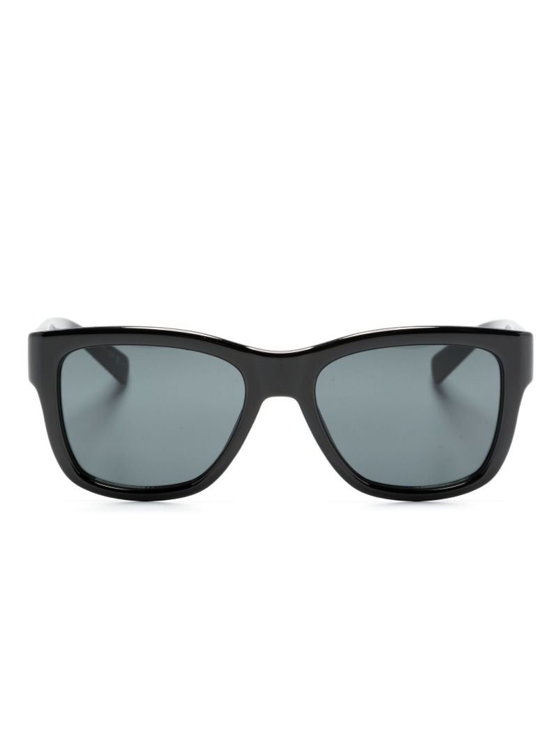 Black D-frame Sunglasses