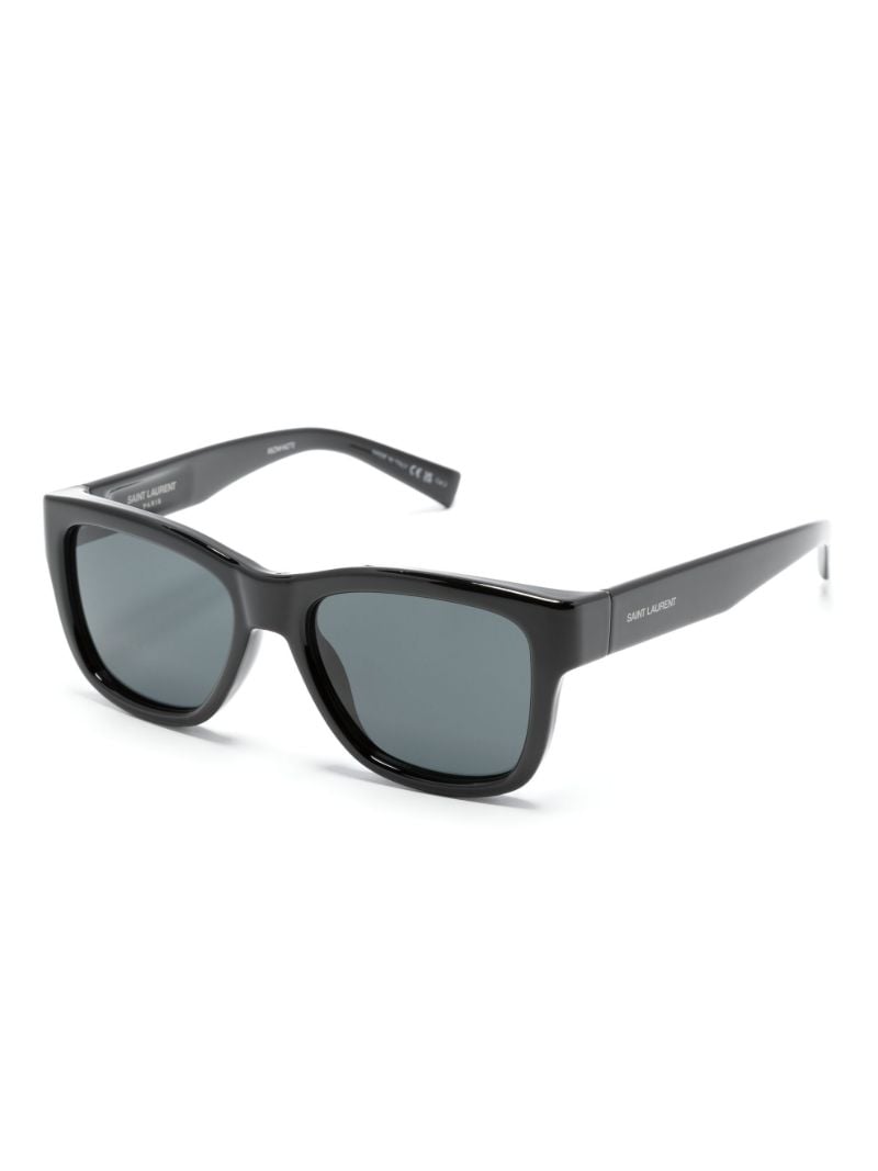 Black D-frame Sunglasses