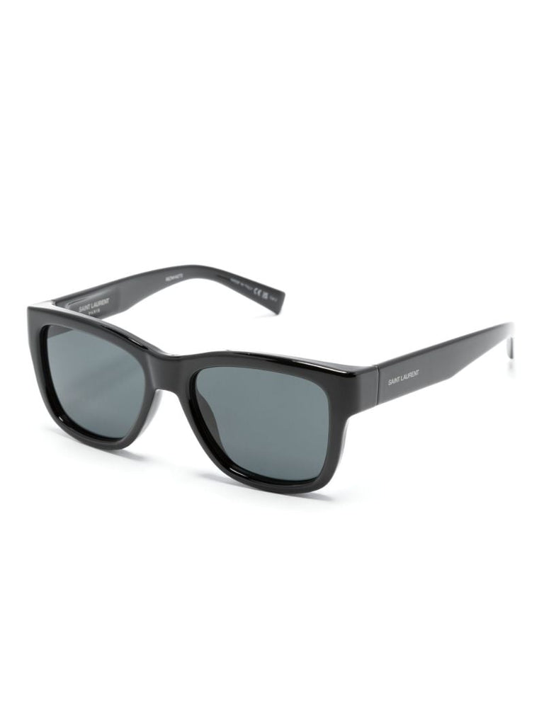 Black D-frame Sunglasses