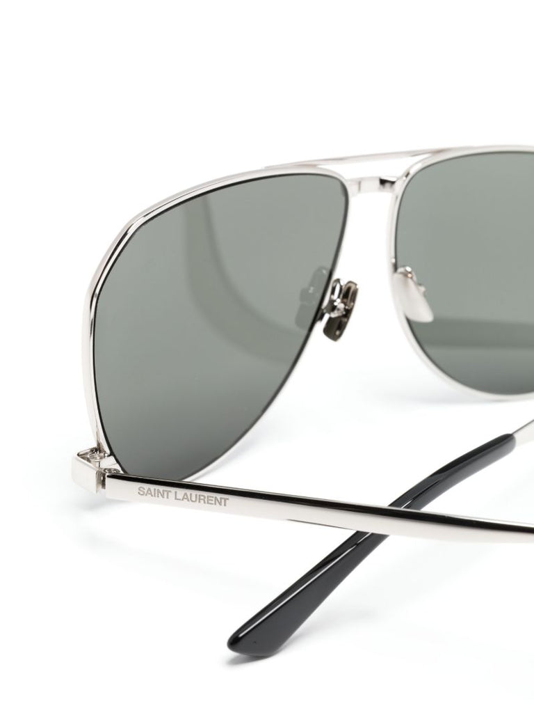 Silver-tone Dust Pilot-frame Sunglasses