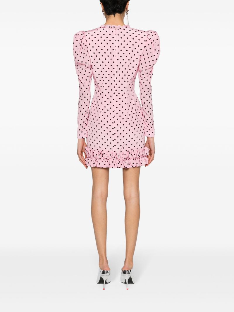 Pink Polka Dot-print Dress