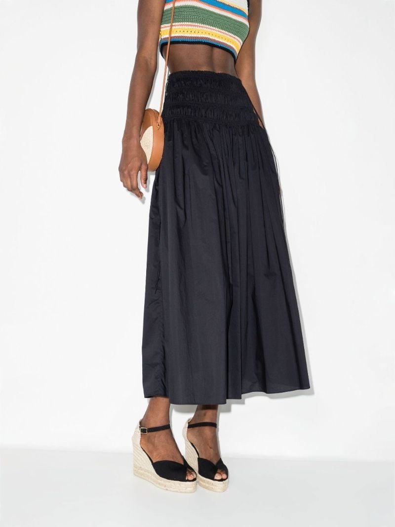 Black Bianca 80 Platform Wedge Espadrilles