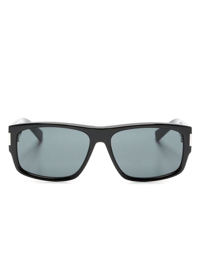 Black  Sl689 Square Sunglasses