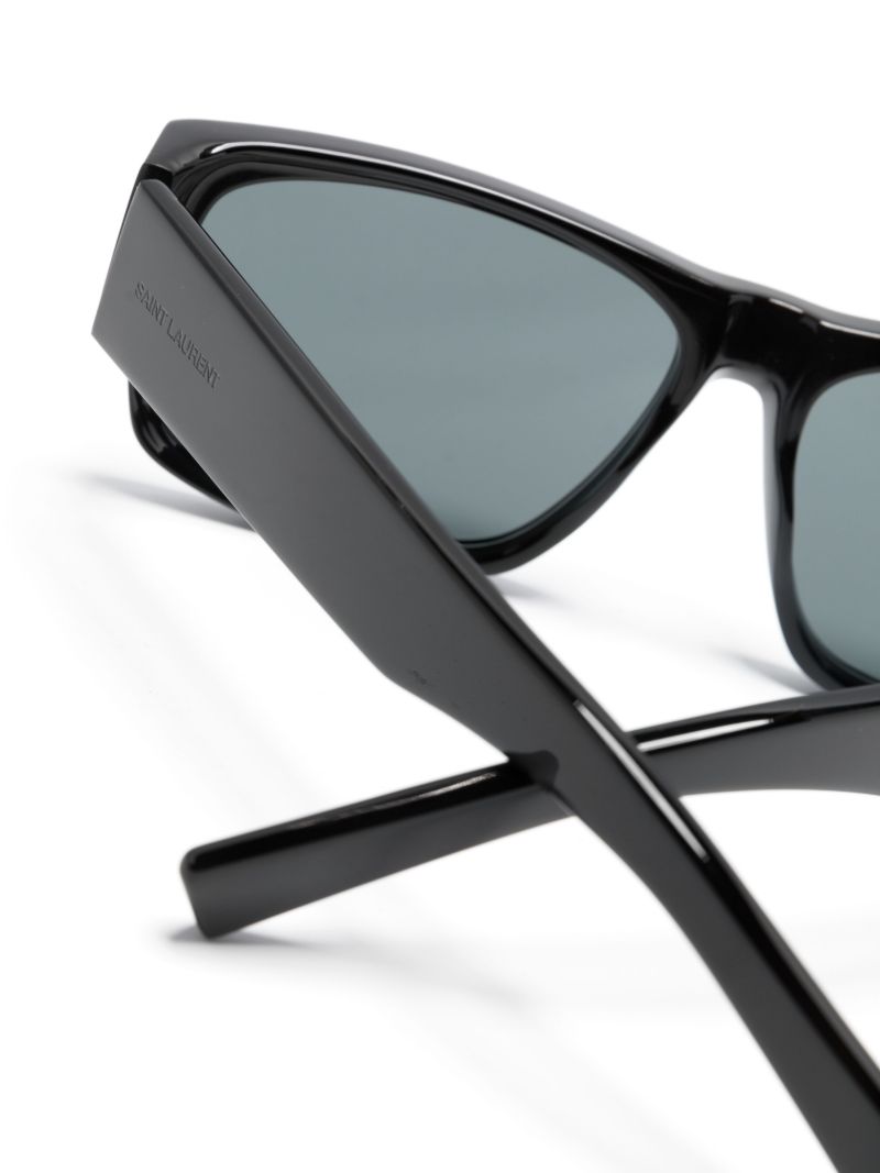Black  Sl689 Square Sunglasses