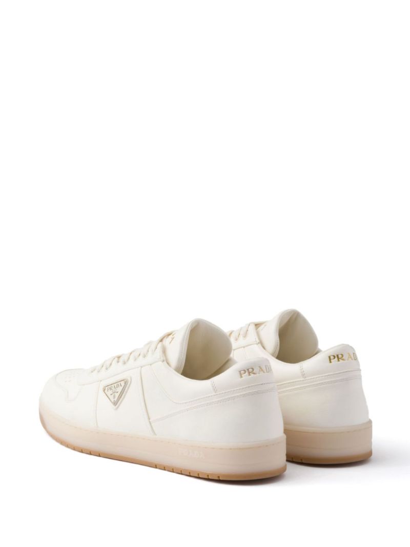 Neutral Downtown Leather Sneakers
