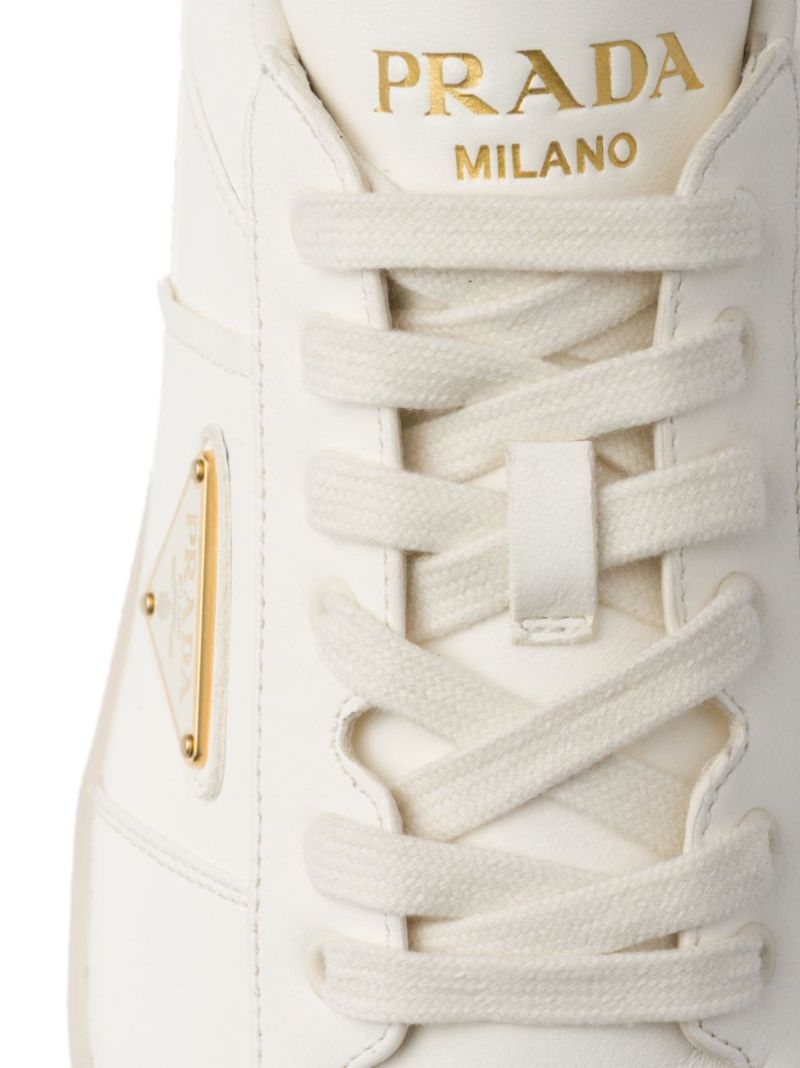 Neutral Downtown Leather Sneakers