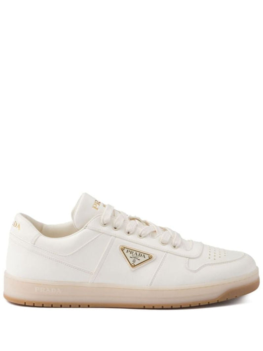 Neutral Downtown Leather Sneakers