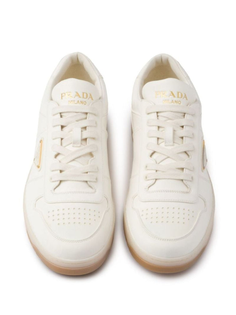 Neutral Downtown Leather Sneakers