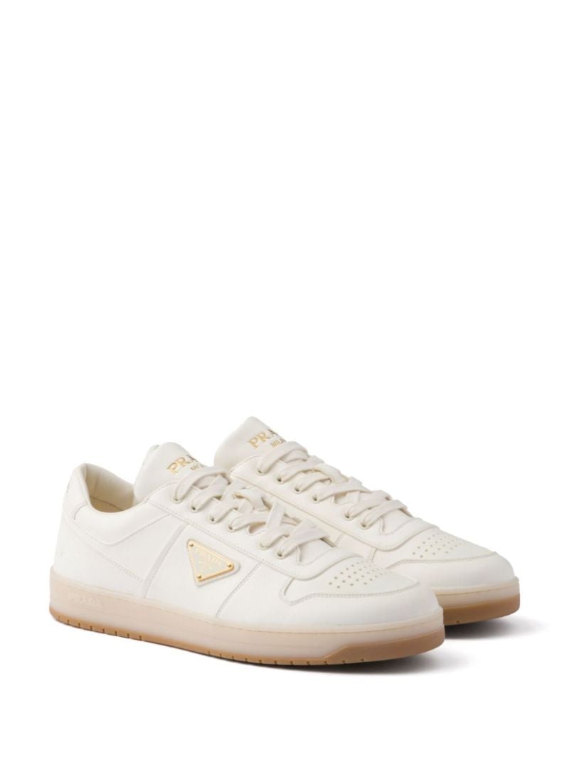 Neutral Downtown Leather Sneakers