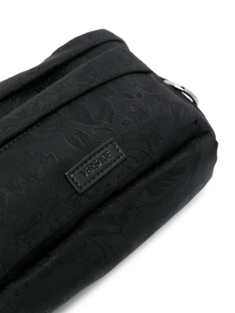 Black Barocco-jacquard Belt Bag