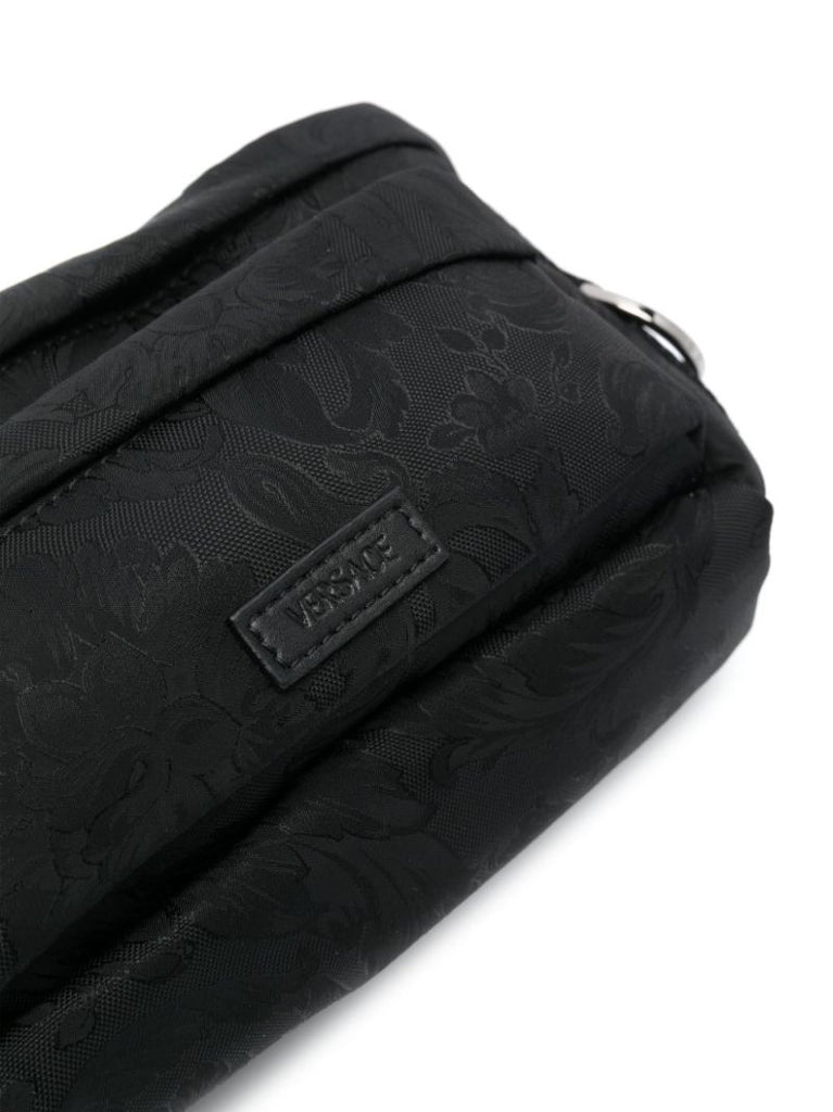 Black Barocco-jacquard Belt Bag